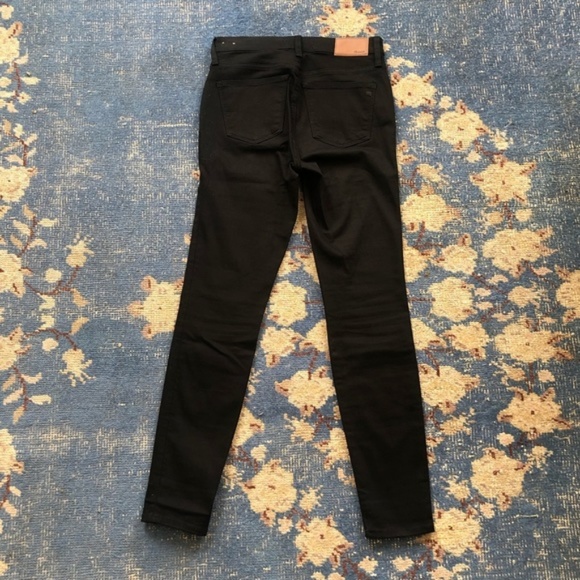 Madewell 9" High Riser Skinny in Black 26T - Picture 3 of 3